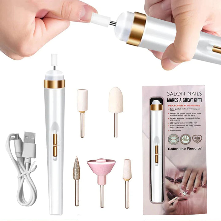 NailGroom™ Elektrisches Nagelbohrer-Set