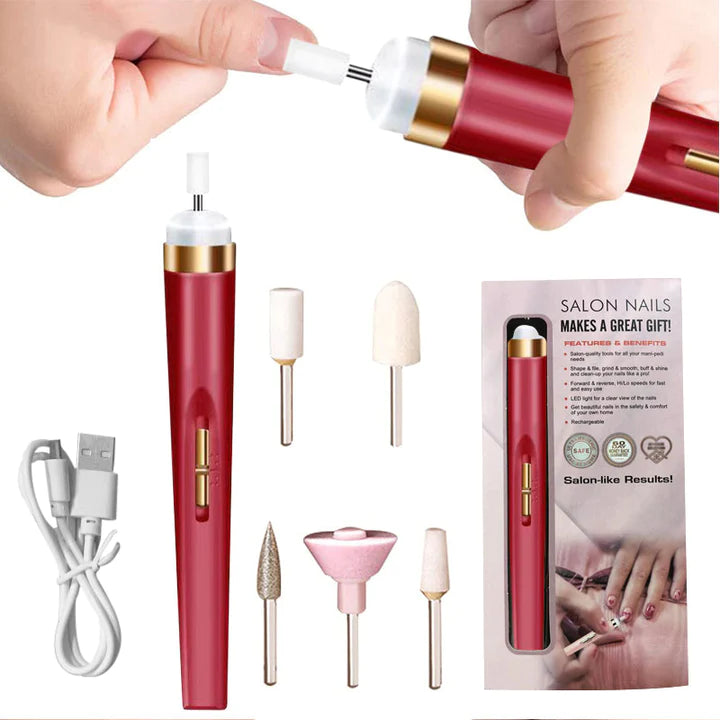 NailGroom™ Elektrisches Nagelbohrer-Set