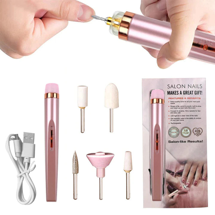 NailGroom™ Elektrisches Nagelbohrer-Set