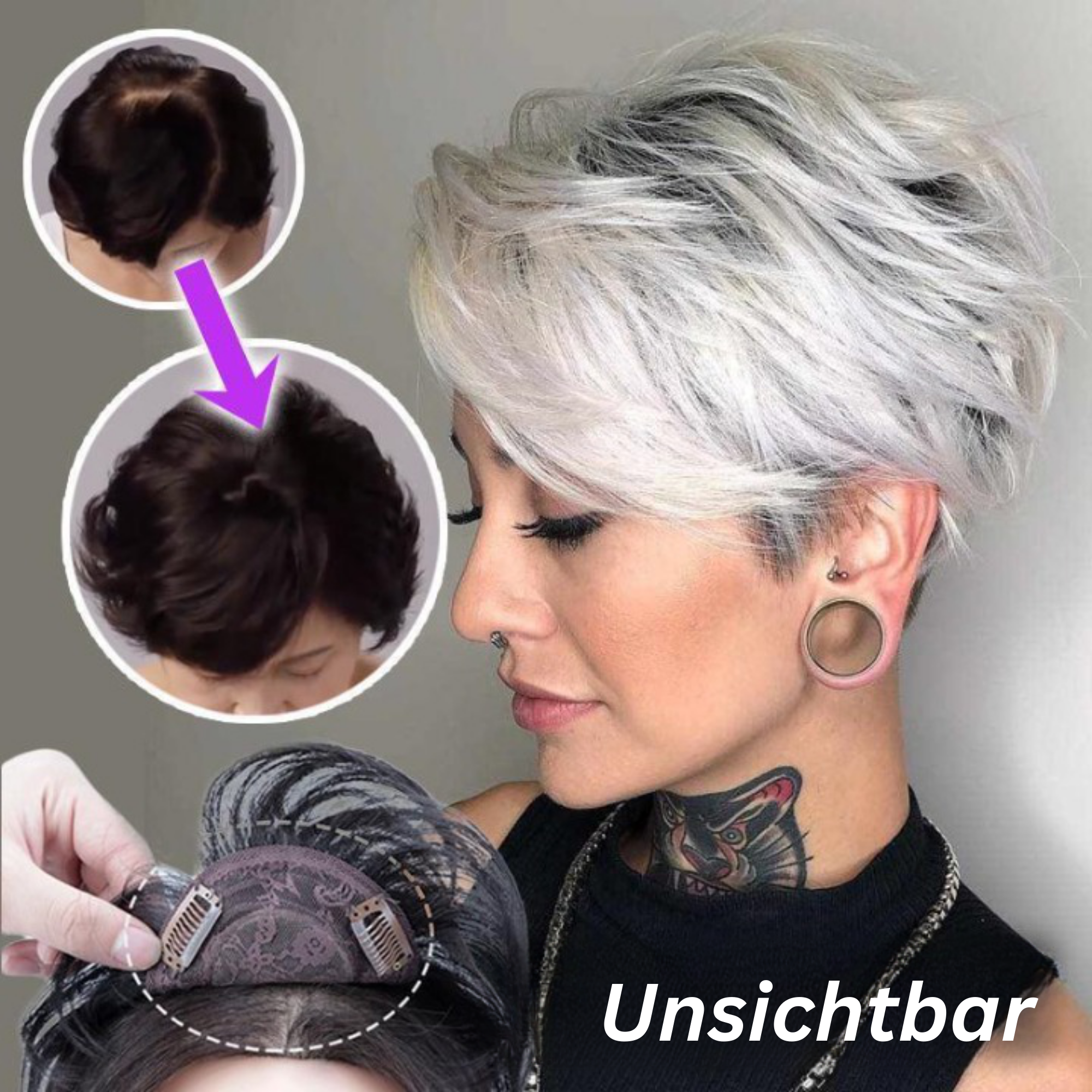 HairSway™️ I Naturhaar-Clip-Verlängerung (1+1 GRATIS)