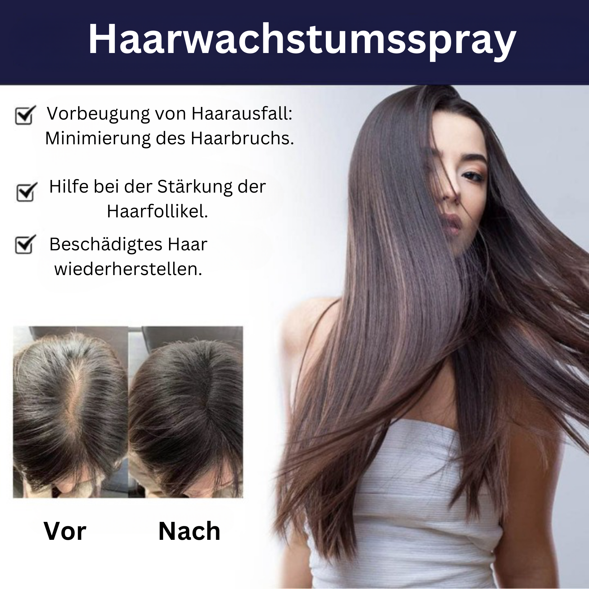 FEG™️ I Haarwachstumsspray (1+1 GRATIS)