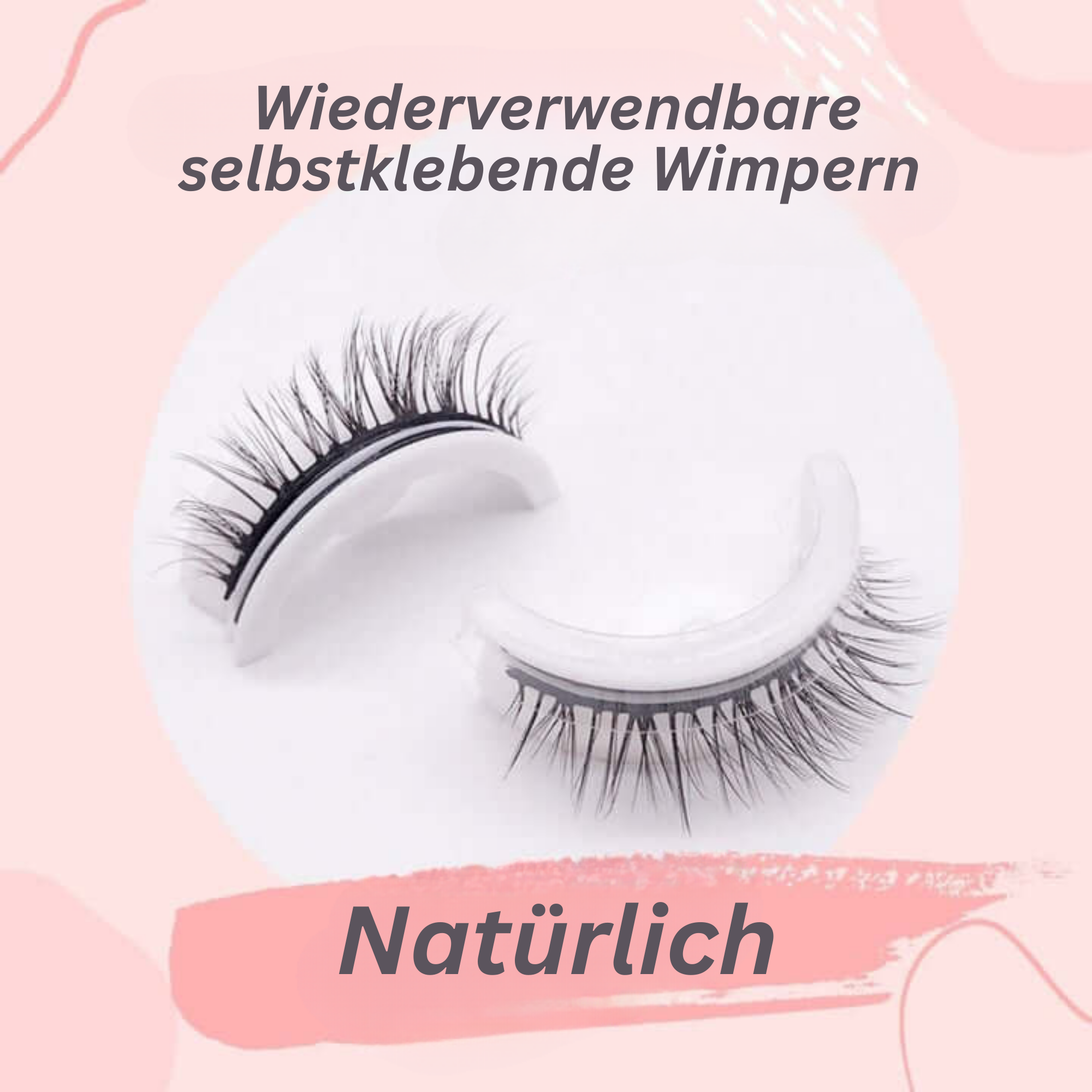 LureLash™️ I Wiederverwendbare selbstklebende Wimpern (1+1 GRATIS)