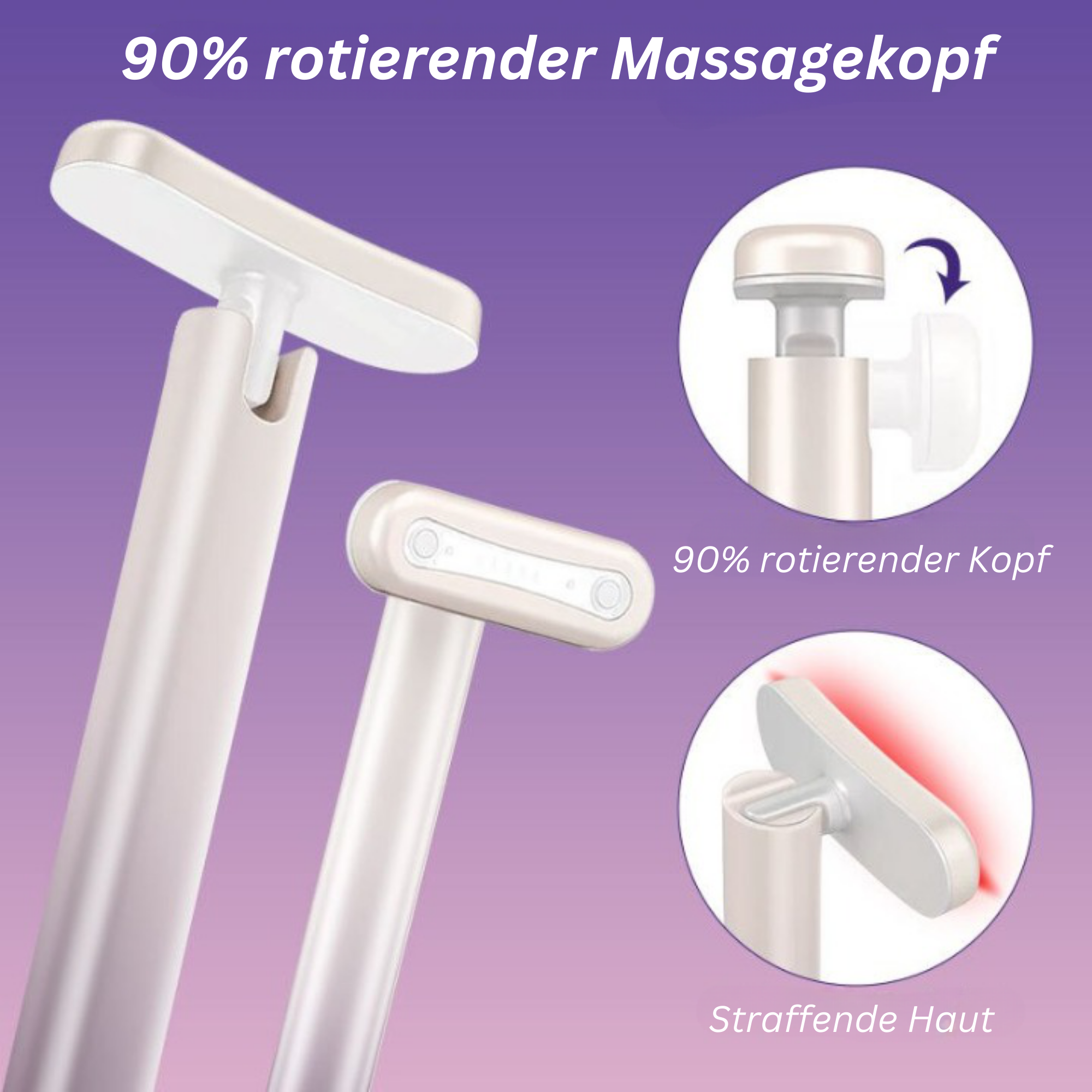 GlowWave™️ I Rotlichttherapie-Zauberstab