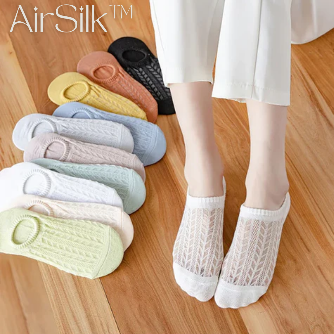 AirSilk™ Unsichtbare Mesh-Socken (5+5 GRATIS)