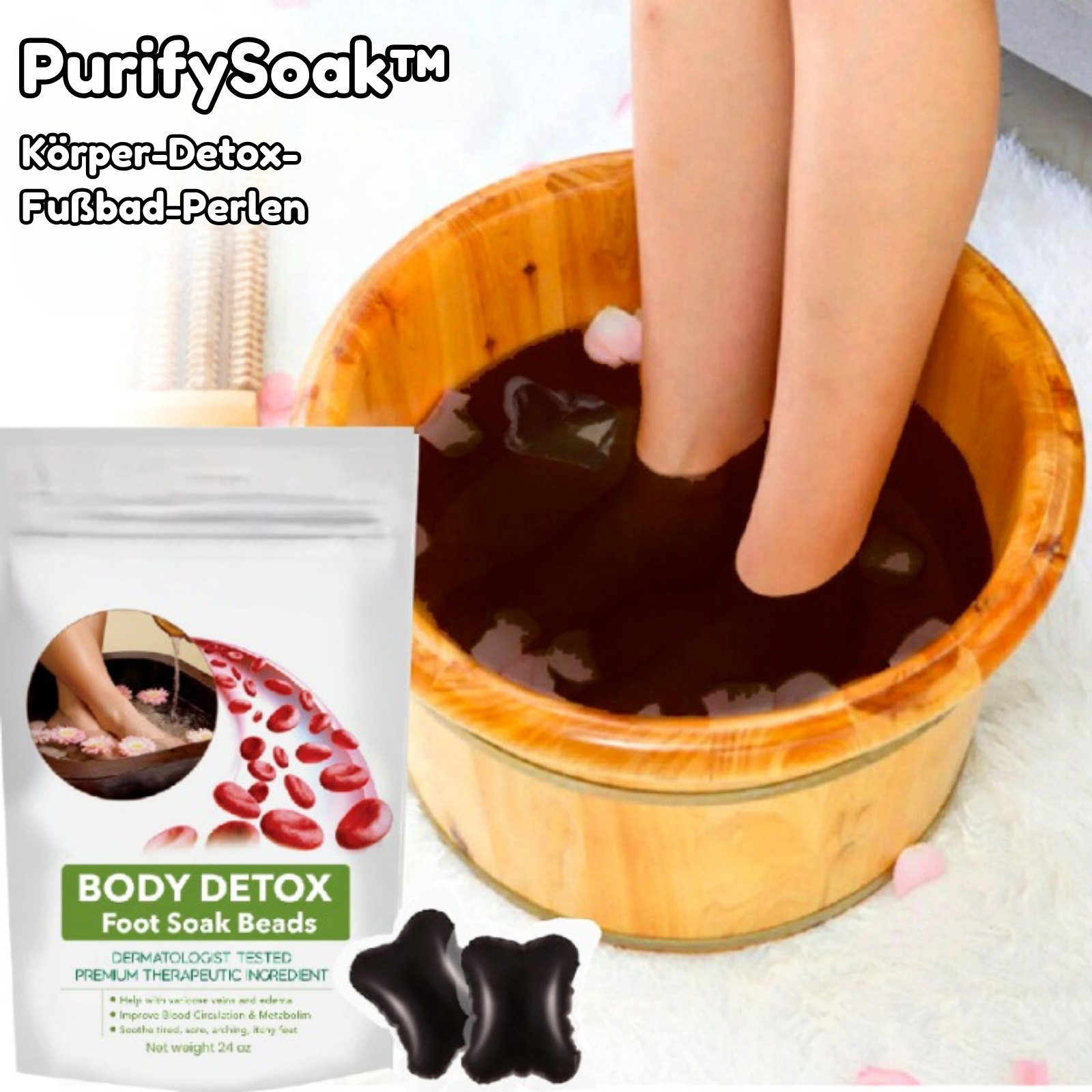 PurifySoak™ - Körper-Detox-Fußbad-Perlen