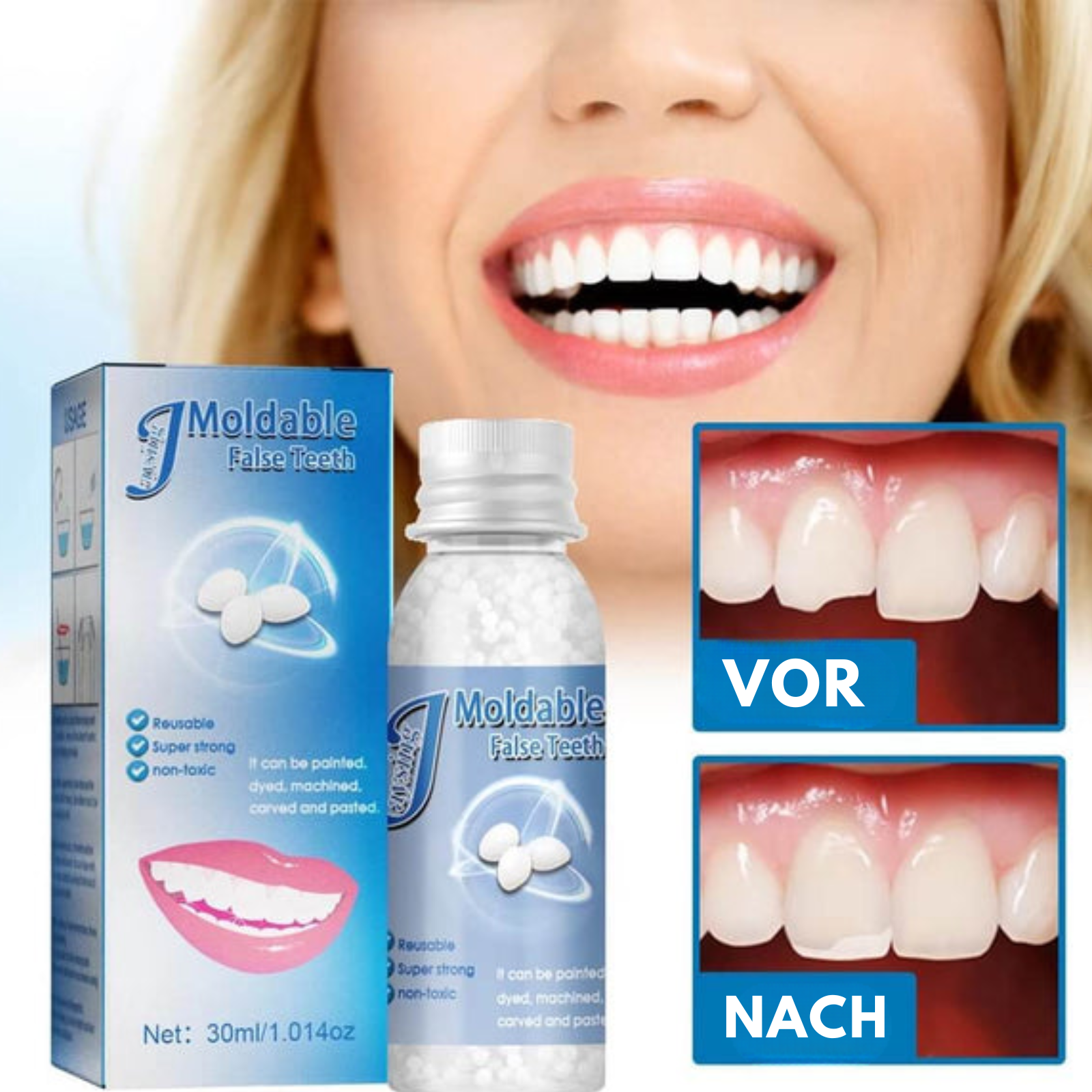 ToothCharm™️ - Formbare falsche Zähne (1+1 GRATIS)