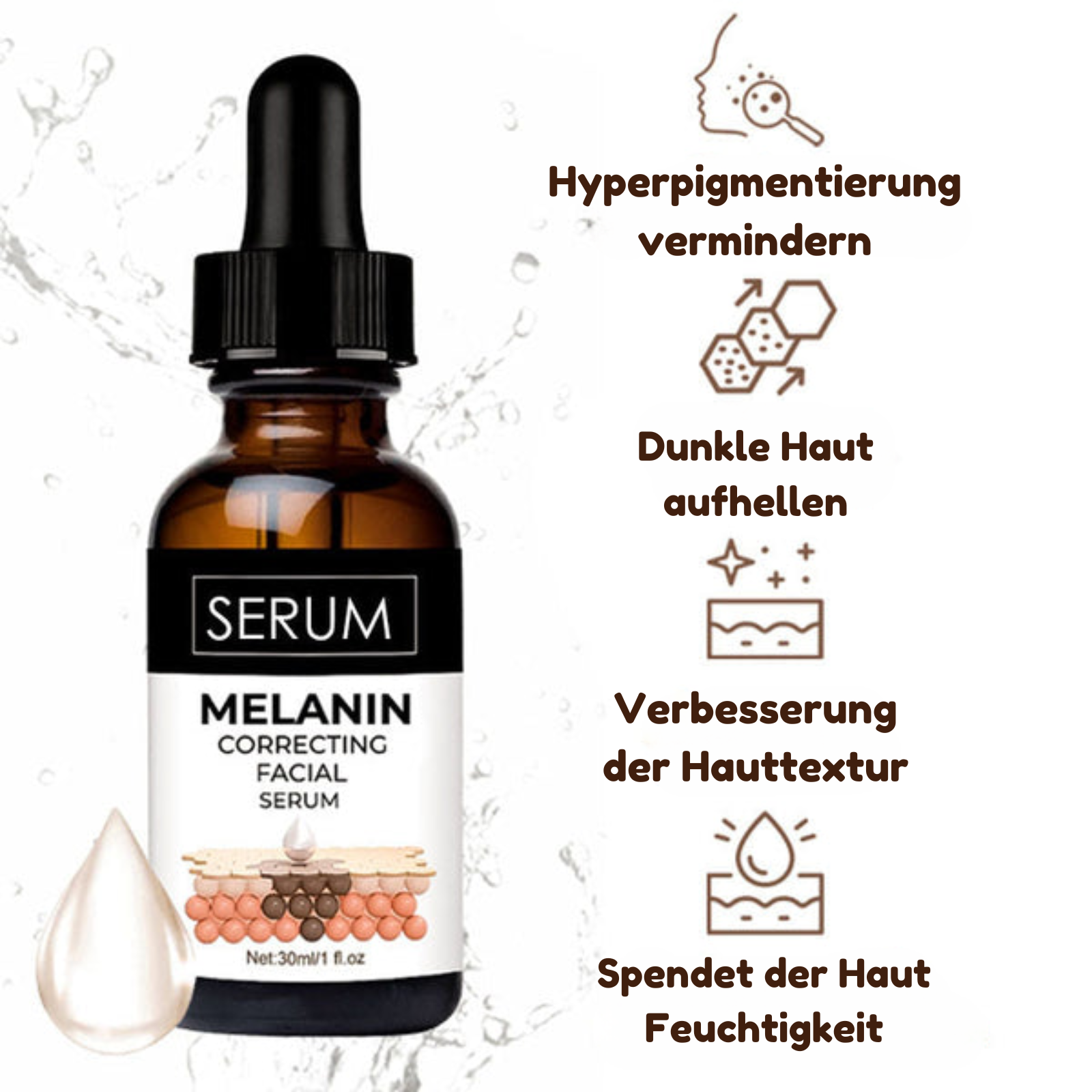 SkinQuench™ - Melanin korrigierendes Gesichtsserum (1+1 GRATIS)